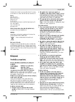 Предварительный просмотр 111 страницы Bosch AdvancedTableCut 52 Original Instructions Manual