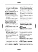 Preview for 221 page of Bosch AdvancedTableCut 52 Original Instructions Manual