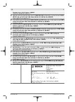 Предварительный просмотр 305 страницы Bosch AdvancedTableCut 52 Original Instructions Manual