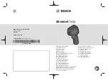 Preview for 1 page of Bosch AdvancedTemp Original Instructions Manual