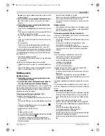 Preview for 89 page of Bosch AdvancedVac 20 Original Instructions Manual