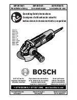 Preview for 1 page of Bosch AG40-11P Operating/Safety Instructions Manual