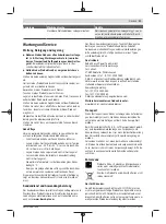 Preview for 11 page of Bosch AHS 48-20 LI Original Instructions Manual