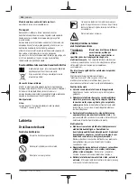 Preview for 252 page of Bosch AHS 48-20 LI Original Instructions Manual