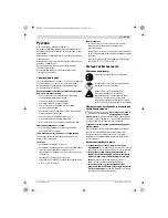 Предварительный просмотр 91 страницы Bosch AHS 550-16 Original Instructions Manual