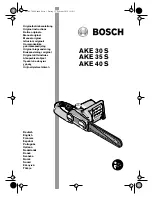 Bosch AKE 30 S Original Instruction предпросмотр
