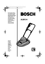 Предварительный просмотр 1 страницы Bosch ALM 34 Operating Instructions Manual