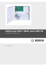 Bosch AMAX panel 2000 EN ICP-AMAX-P-EN Installation Manual preview