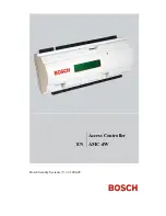 Preview for 1 page of Bosch AMC-4W Installation Manual