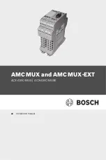 Предварительный просмотр 1 страницы Bosch AMC MUX Installation Manual