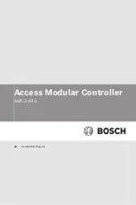 Bosch AMC2-4R4 Installation Manual preview