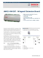 Preview for 1 page of Bosch AMC2 4W-EXT Manual