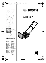 Предварительный просмотр 1 страницы Bosch AMR 32 F Operating Instructions Manual