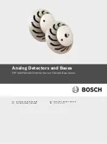 Preview for 1 page of Bosch Analog Base Series Installation And Operation Manual