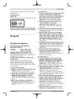 Предварительный просмотр 35 страницы Bosch ANGLE EXACT ION 18 V-LI Original Instructions Manual