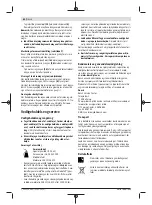 Предварительный просмотр 62 страницы Bosch ANGLE EXACT ION 18 V-LI Original Instructions Manual