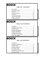 Предварительный просмотр 4 страницы Bosch Apexx SHV99A Use And Care Manual