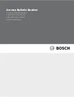 Preview for 1 page of Bosch AQ250SX Service Bulletin Booklet