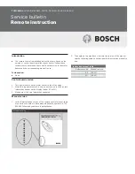 Preview for 7 page of Bosch AQ250SX Service Bulletin Booklet