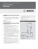 Preview for 19 page of Bosch AQ250SX Service Bulletin Booklet