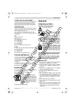 Предварительный просмотр 43 страницы Bosch AQT 35-12+ Original Instructions Manual