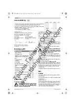 Предварительный просмотр 64 страницы Bosch AQT 35-12+ Original Instructions Manual