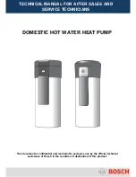 Bosch AquaEco HP270-1 E C Technical Manual preview