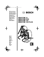 Bosch AQUATAK 10 Operating Instructions Manual предпросмотр