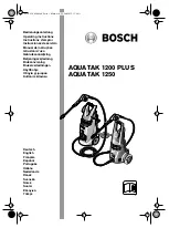 Предварительный просмотр 1 страницы Bosch Aquatak 1200 Plus Operating Instructions Manual