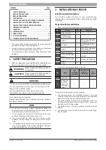 Preview for 2 page of Bosch ARC R-1 Installation & Owner'S Manual