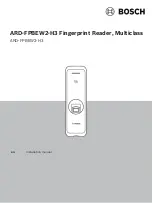 Preview for 1 page of Bosch ARD-FPBEW2-H3 Installation Manual