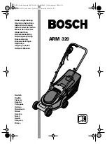 Bosch ARM 320 Operating Instructions Manual предпросмотр