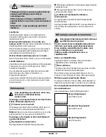 Предварительный просмотр 152 страницы Bosch Art 23 Easytrim Accu Operating Instructions Manual