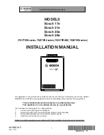 Bosch ART 26 COMBITRIM Installation Manual preview