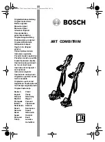 Bosch ART COMBITRIM Original Instructions Manual preview