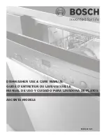 Preview for 1 page of Bosch Ascenta SHE3AR72UC/06 Use & Care Manual