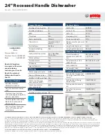 Предварительный просмотр 1 страницы Bosch Ascenta SHX3AR76UC
Ascenta SHE3AR55UC Brochure & Specs