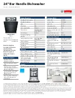 Bosch Ascenta SHX3AR76UC
Ascenta SHE3AR55UC Installation Instructions предпросмотр