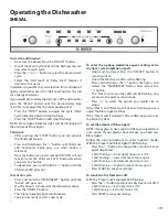 Preview for 19 page of Bosch ASCENTA SHX4AP Use And Care Manual