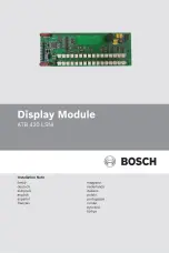 Предварительный просмотр 1 страницы Bosch ATB 420 LSNi Installation Note