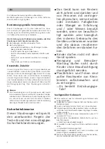 Preview for 4 page of Bosch Athlet BBH6P25 Instruction Manual