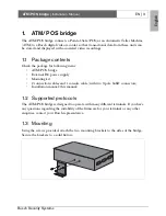 Предварительный просмотр 9 страницы Bosch ATM/POS Bridge Installation Manual