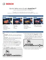 Bosch AutoChef NETP066SUC Quick Reference Manual предпросмотр