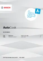 Предварительный просмотр 1 страницы Bosch AutoCook MUCP868BCN Instruction Manual