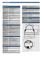 Предварительный просмотр 2 страницы Bosch AUTODOME 4000 Technical Specifications