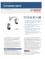 Preview for 1 page of Bosch Autodome 7000 IP Quick Manual