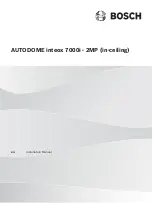 Bosch Autodome Inteox 7000i-2MP Installation Manual preview