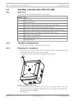 Предварительный просмотр 44 страницы Bosch Autodome IP 4000 HD Installation Manual