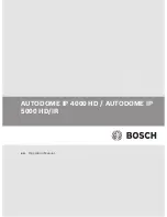 Bosch Autodome IP 4000 HD Operation Manual предпросмотр