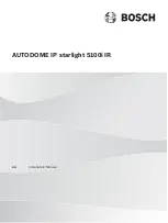 Preview for 1 page of Bosch AUTODOME IP starlight 5100i IR Installation Manual